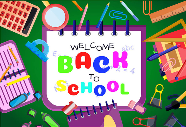 back to school - Vector, Image