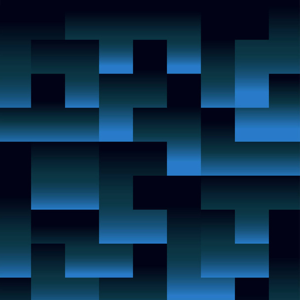 Astratto sfondo tetris blu scuro pezzi, senza soluzione di continuità, mattone modello quadrato gioco. Illustrazione vettoriale modello piatto stile
. - Vettoriali, immagini