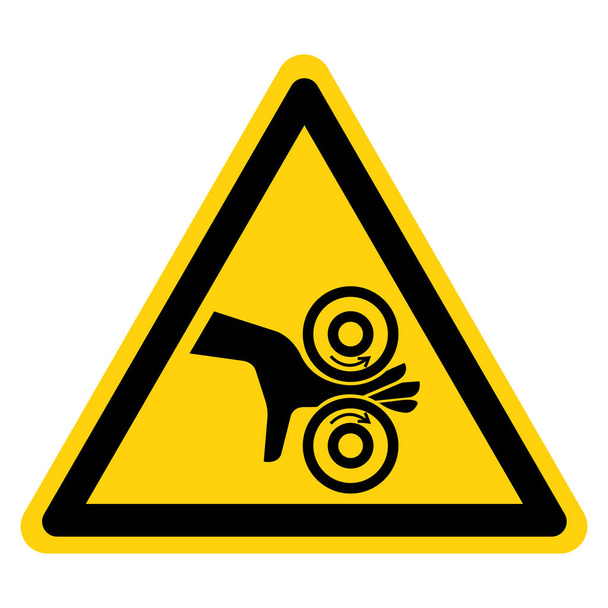 Hand Entanglement Rollers Symbol Sign, Vector Illustration, Isolate On White Background Label .EPS10   - Vecteur, image