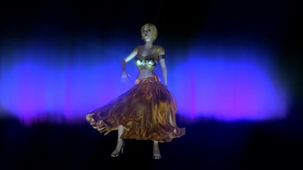 Dancing Woman Animation - Video, Çekim