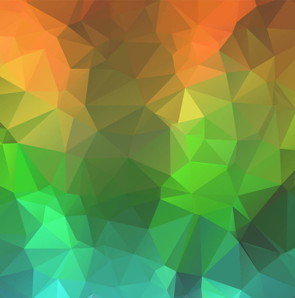 Fondo abstracto de polígono vectorial verde claro. Resumen poligonal
 - Vector, Imagen