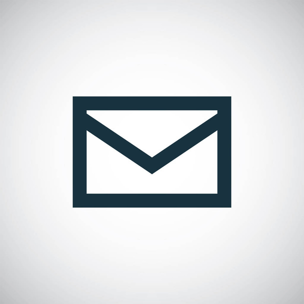 e-mail icon trendy simple concept symbol design - Vector, Image