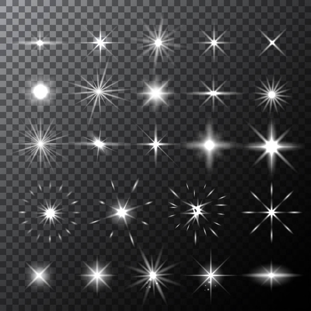 光の星空要素 - ベクター画像