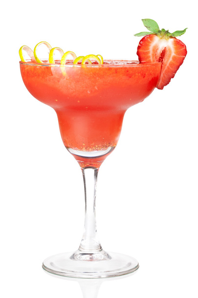 Strawberry daiquiri cocktail - Φωτογραφία, εικόνα