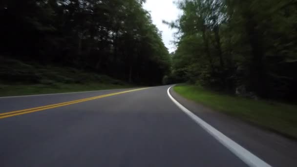 Faint Headlights on Road at Low Angle - Footage, Video