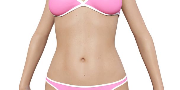Healthy Body and Slim Stomach - Photo, image