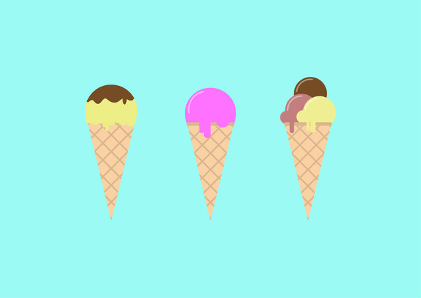 icône de crème glacée design - illustration vectorielle
. - Vecteur, image