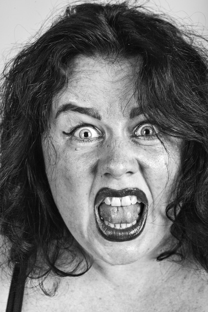 woman scream - Foto, afbeelding