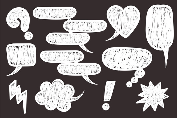 Bublina textové řeči komiksu - Vektor, obrázek