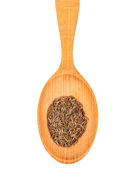 Dry cumin in spoon - Photo, Image