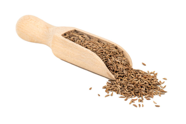 Dry cumin in a scoop - Photo, Image
