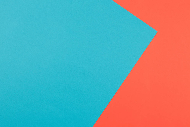 kétszínű papír kék és korall rózsaszín - Fotó, kép