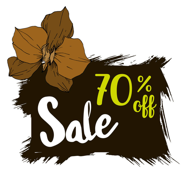 Vector sale tag with discount label. Promotion coupon retail collection banner. - Διάνυσμα, εικόνα