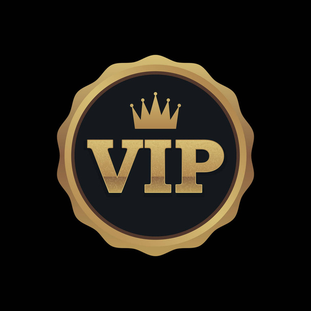 Vip membership Χρυσό σήμα, premium ποιότητα, premium αφίσα κάρτας . - Διάνυσμα, εικόνα
