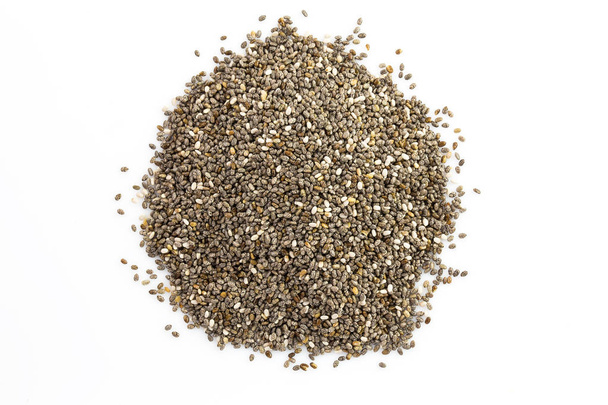 Chia seeds Isolated on white background - Foto, imagen