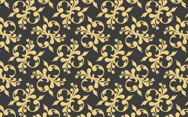 Abstrato ouro padrão de luxo design illustration.Ornate padrão art.Golden ornamento decoração padrão
 - Foto, Imagem