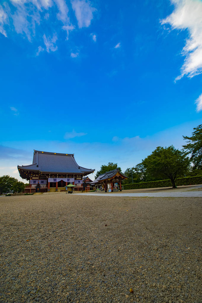 Κεντρικός ναός στον ναό του Ικεγγκάμι χονμόντζι στο Τόκιο με μεγάλη βολή - Φωτογραφία, εικόνα