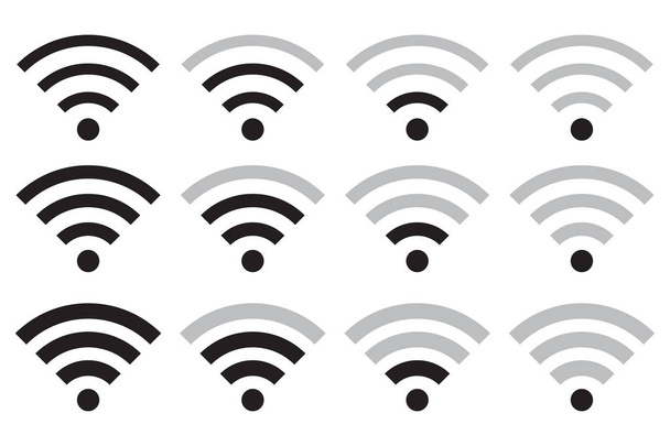 WiFi ikonra. Internetes vektorikon. - Vektor, kép