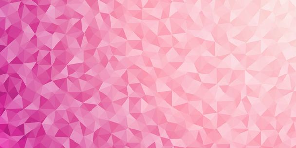 roze kleurovergang geometrische veelhoekige getextureerde achtergrond  - Vector, afbeelding