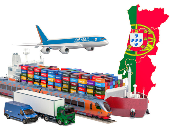 ポルトガルの貨物輸送と貨物輸送 - 写真・画像