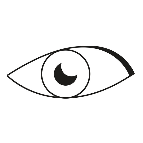 oeil humain isométrique sur fond blanc
 - Vecteur, image
