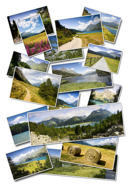Несколько изображений, описывающих места вокруг озера Силс в Энгадине
 - Фото, изображение