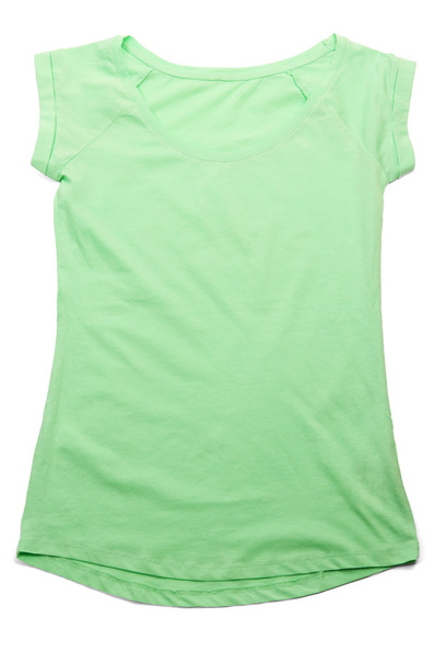 Color sport t-shirt, isolated on white - Fotografie, Obrázek