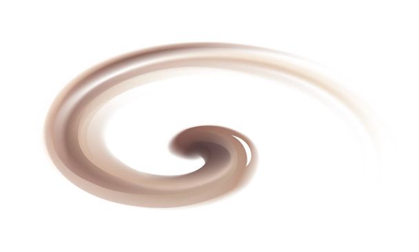 Vector background of swirling chocolate texture  - Vector, Image