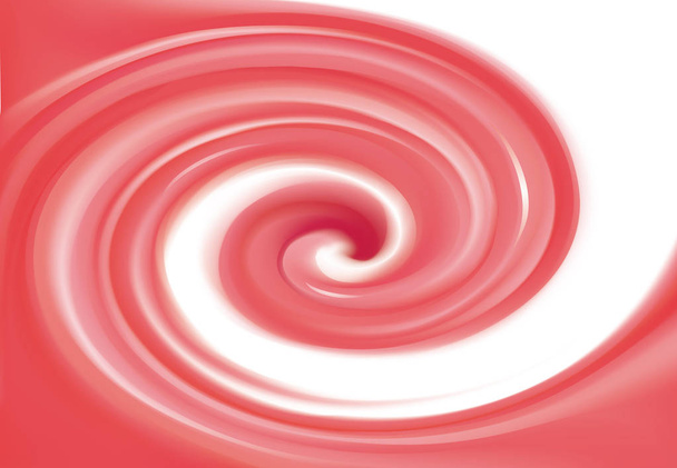 Абстрактный векторный спиральный фон малиновый цвет
 - Вектор,изображение