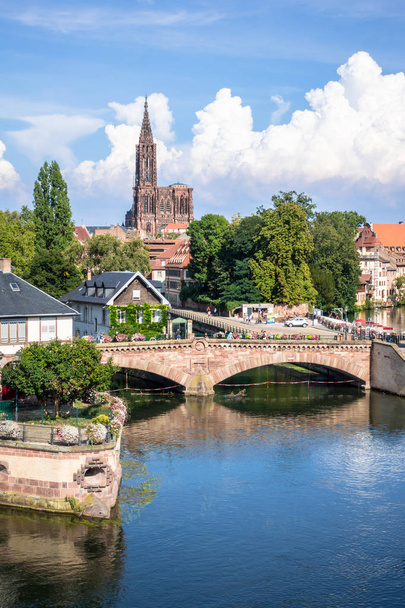 Strasbourg maisemat vesitornit - Valokuva, kuva