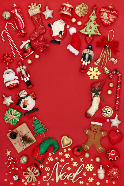 Christmas Noel and Decorations - Photo, Image