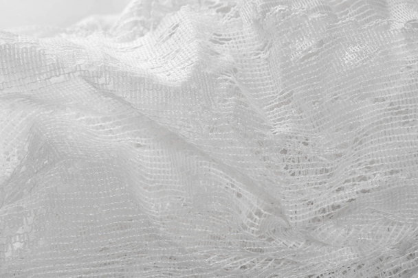 Texture, background, pattern. White tulle. Add this phenomenal n - Photo, Image