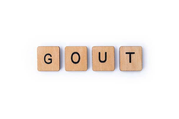 The word GOUT - Photo, image