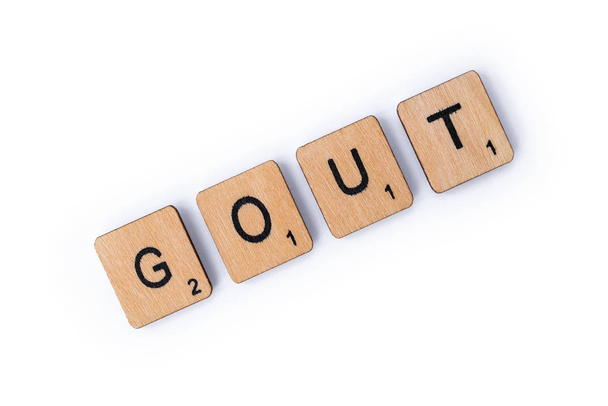 The word GOUT - Photo, image