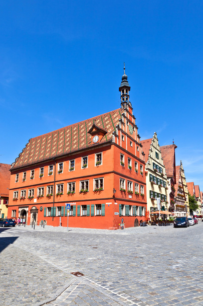 Célèbre vieille ville médiévale romantique de Dinkelsbuehl en Bavière, Ge
 - Photo, image