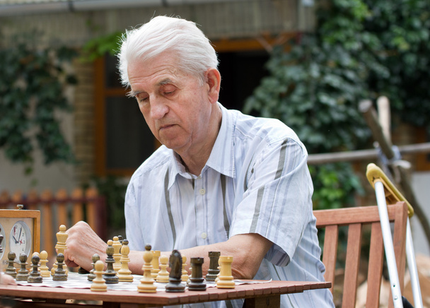 Playing chess - Photo, Image
