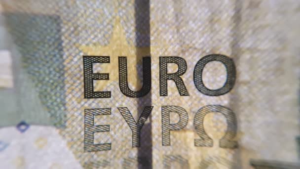 macro euro money closeup - Footage, Video