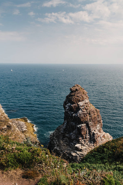 Vista panoramica della zona di Cap Frehel in Bretagna
 - Foto, immagini