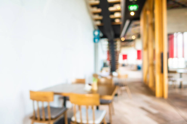 Abstract blur and defocused coffee shop and restaurant interior - Photo, Image
