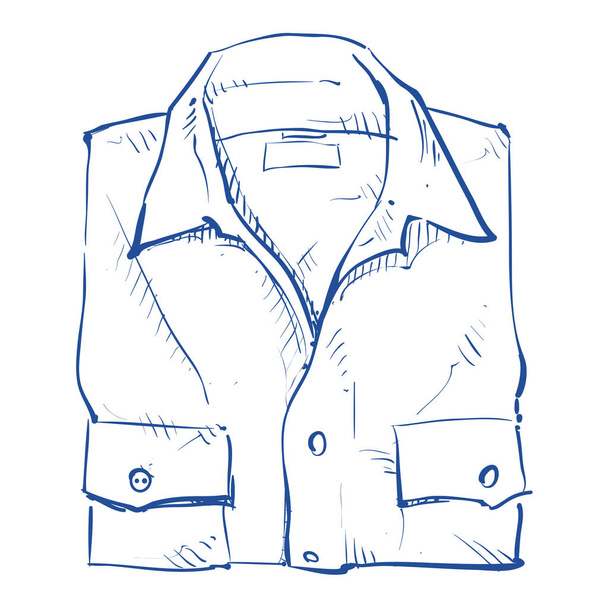 Sketch style accessory. Mens clothing. Vector. - Vector, Image