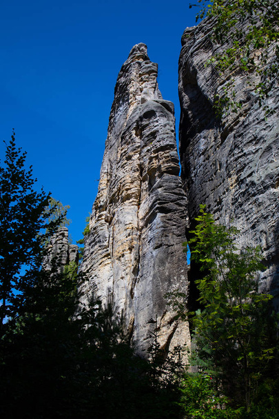 prachovske skaly - Böhmisches Paradies (cesky raj) einzigartige Felsen in der Tschechischen Republik - Foto, Bild