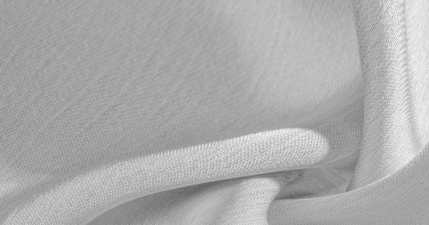 Background, pattern, texture, wallpaper, white silk fabric. It h - Photo, Image