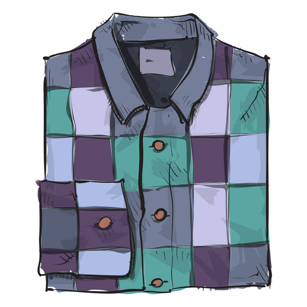 Watercolor accessory. Mens clothing. Vector. - Vector, Image