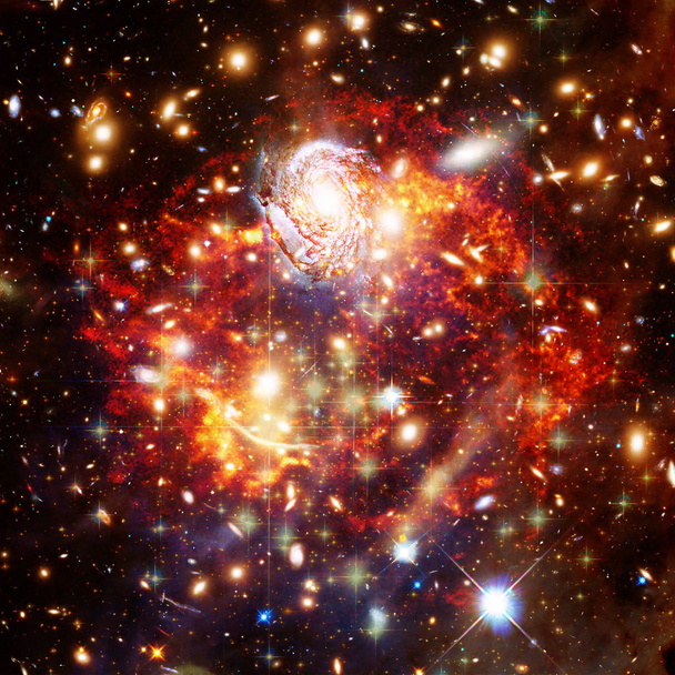 Galáxias. Os elementos desta imagem fornecidos pela NASA
. - Foto, Imagem