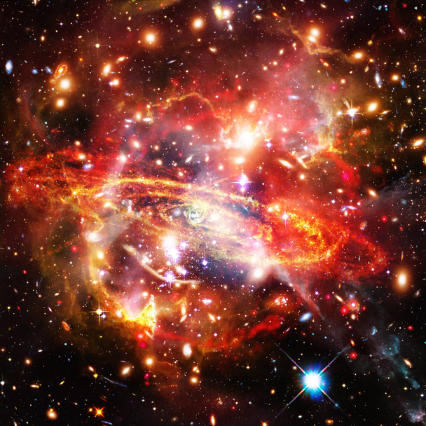 Galaxie und Sterne. die elemente dieses bildes von nasa. - Foto, Bild