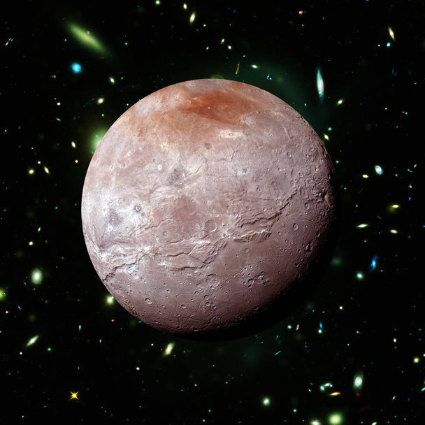 冥王星。太陽系のドワーフ惑星この im の要素 - 写真・画像