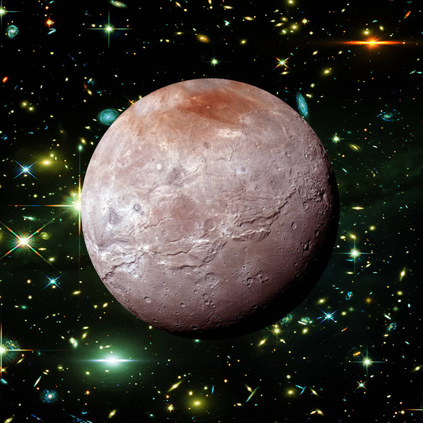 Plutone. Pianeta nano del sistema solare. Gli elementi di questo im
 - Foto, immagini