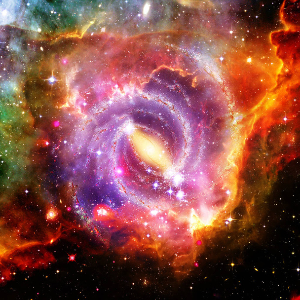 Galaxia y luz. Los elementos de esta imagen proporcionados por la NASA
. - Foto, Imagen