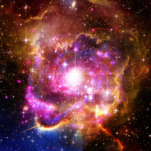 Galaxia y luz. Los elementos de esta imagen proporcionados por la NASA
. - Foto, imagen