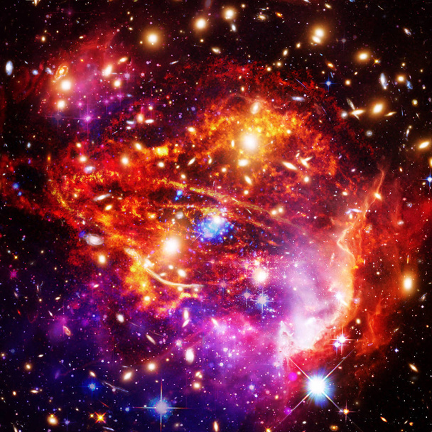 Galaxies. Les éléments de cette image fournis par la NASA
. - Photo, image